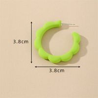 1 Pair Cute Modern Style Simple Style Solid Color Resin Ear Studs main image 6