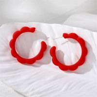 1 Pair Cute Modern Style Simple Style Solid Color Resin Ear Studs main image 3