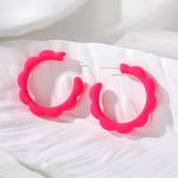 1 Pair Cute Modern Style Simple Style Solid Color Resin Ear Studs main image 5