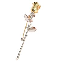 Simple Style Flower Alloy Plating Women's Brooches main image 5