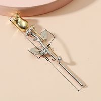 Simple Style Flower Alloy Plating Women's Brooches main image 4