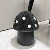 Women's Small Pu Leather Mushroom Cute Zipper Shoulder Bag sku image 5
