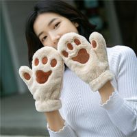 Women's Basic Color Block Gloves 1 Pair sku image 4