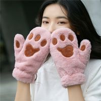 Women's Basic Color Block Gloves 1 Pair sku image 3