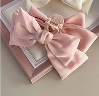Women's Sweet Bow Knot Arylic Cloth Hair Claws sku image 3