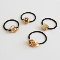 Classic Style Color Block Alloy Patchwork Hair Tie main image 1