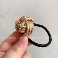 Classic Style Color Block Alloy Patchwork Hair Tie sku image 7