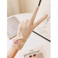 Women's Elegant Lady Solid Color Gloves 1 Set main image 4