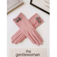 Women's Elegant Lady Solid Color Gloves 1 Set main image 3