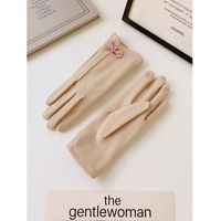Women's Elegant Lady Solid Color Gloves 1 Set main image 2
