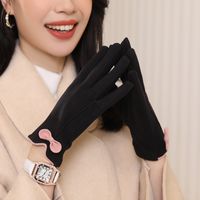 Women's Elegant Lady Solid Color Gloves 1 Set sku image 5