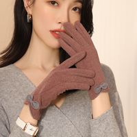 Women's Elegant Lady Solid Color Gloves 1 Set sku image 4