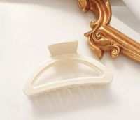 Simple Style Color Block Plastic Hollow Out Hair Claws sku image 2