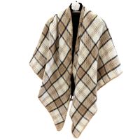 Women's Retro Simple Style Color Block Polyester Shawl main image 2