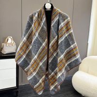 Women's Retro Simple Style Color Block Polyester Shawl sku image 4