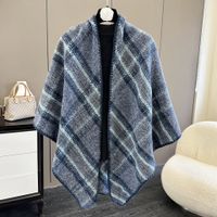 Women's Retro Simple Style Color Block Polyester Shawl sku image 3