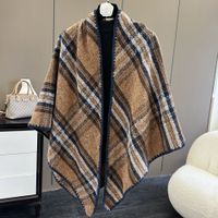 Women's Retro Simple Style Color Block Polyester Shawl sku image 6