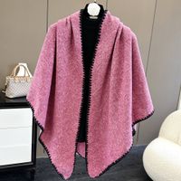Women's Retro Simple Style Color Block Polyester Shawl sku image 9