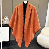 Women's Retro Simple Style Color Block Polyester Shawl sku image 10
