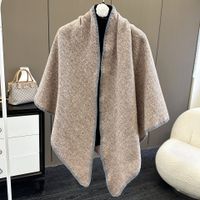 Women's Retro Simple Style Color Block Polyester Shawl sku image 12