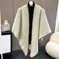 Women's Retro Simple Style Color Block Polyester Shawl sku image 11