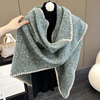 Women's Retro Simple Style Color Block Polyester Shawl sku image 13
