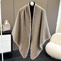 Women's Retro Simple Style Color Block Polyester Shawl sku image 14
