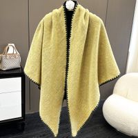 Women's Retro Simple Style Color Block Polyester Shawl sku image 16