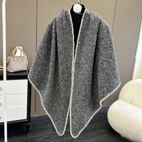 Unisex Simple Style Classic Style Solid Color Polyester Shawl main image 1