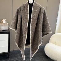 Women's Retro Simple Style Color Block Polyester Shawl sku image 19