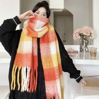 Women's Classic Style Streetwear Color Block Polyester Scarf main image 5