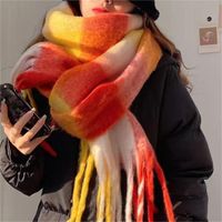 Women's Classic Style Streetwear Color Block Polyester Scarf main image 1