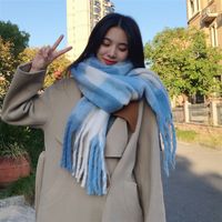 Women's Classic Style Streetwear Color Block Polyester Scarf main image 3