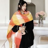 Women's Classic Style Streetwear Color Block Polyester Scarf sku image 1