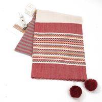 Women's Lady Streetwear Plaid Imitation Cashmere Scarf sku image 1