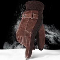 Men's British Style Streetwear Solid Color Gloves 1 Set main image 5