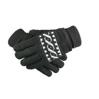 Men's British Style Streetwear Solid Color Gloves 1 Set sku image 1