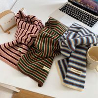 Women's Casual Streetwear Stripe Polyester Scarf main image 1