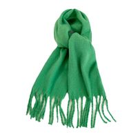 Women's Streetwear Solid Color Mohair Scarf main image 2