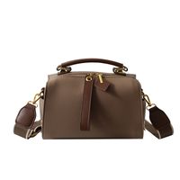 Women's Pu Leather Solid Color Elegant Pillow Shape Zipper Handbag main image 2