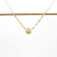 Simple Style Round Sterling Silver Plating Rose Gold Plated White Gold Plated Gold Plated Pendant Necklace sku image 7