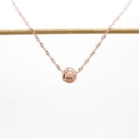 Simple Style Round Sterling Silver Plating Rose Gold Plated White Gold Plated Gold Plated Pendant Necklace sku image 8