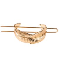 Elegant Lady Feather Alloy Plating Hairpin main image 3