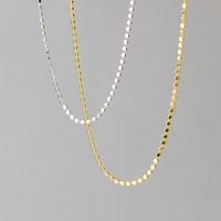 Einfacher Stil Einfarbig Sterling Silber Halskette main image 1