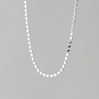 Simple Style Solid Color Sterling Silver Necklace main image 5