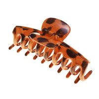 Casual Color Block Solid Color Plastic Resin Hair Claws main image 2