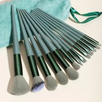 Lady Artificial Fiber Plastic Plastic Handle Makeup Brushes 1 Set sku image 1