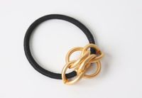 Classic Style Color Block Alloy Patchwork Hair Tie sku image 1