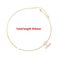 Simple Style Round Copper Plating 18k Gold Plated Necklace main image 2