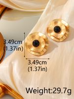 1 Pair Vintage Style Simple Style Square Irregular Plating Alloy 14k Gold Plated Ear Studs main image 6